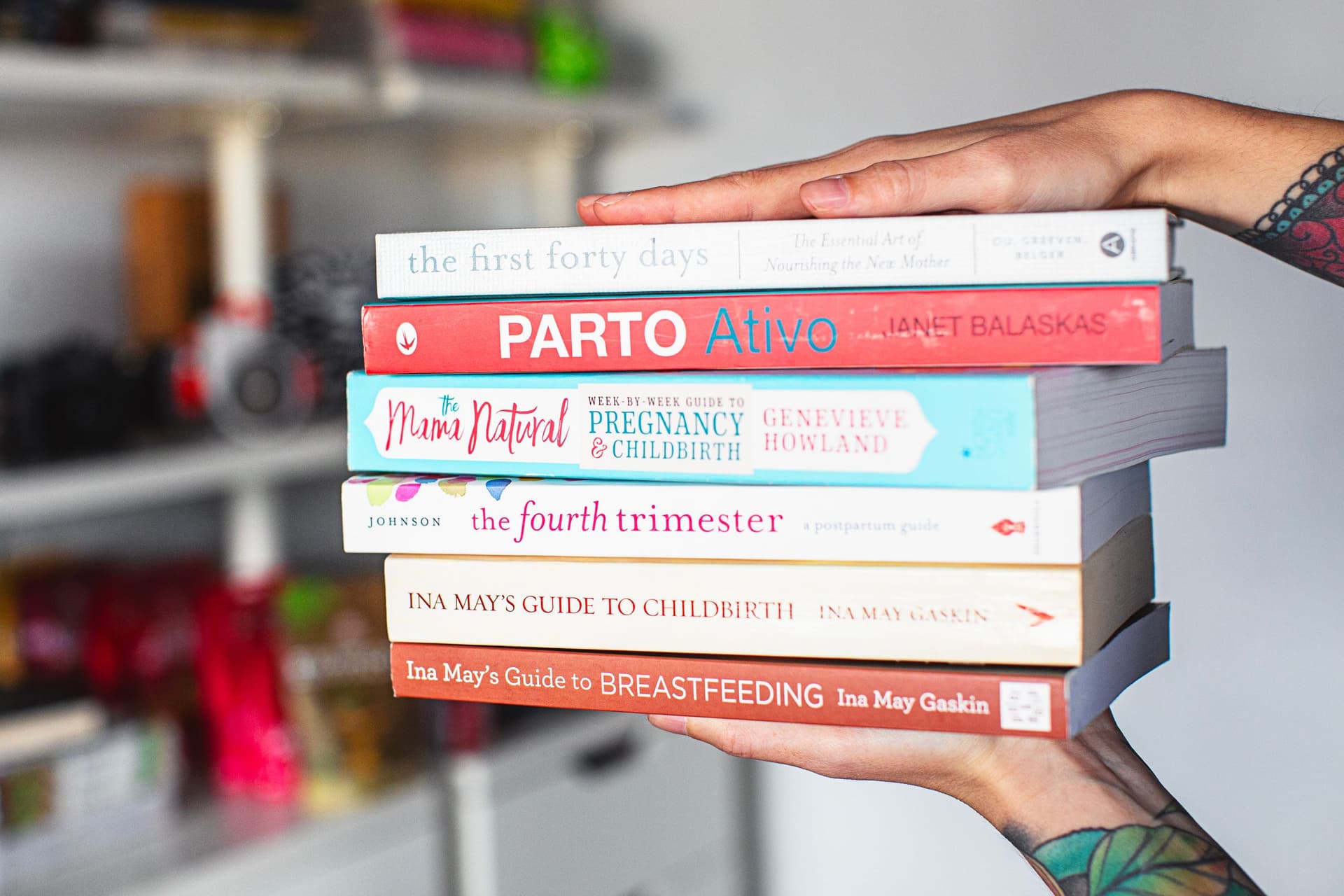 The books we read during our vegan pregnancy